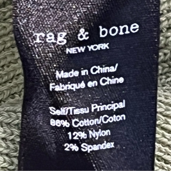 NEW WITH TAGS RAG & BONE WOMEN'S  AMY RIBBED OVERSIZED TUNIC POLO - Picture 13 of 16